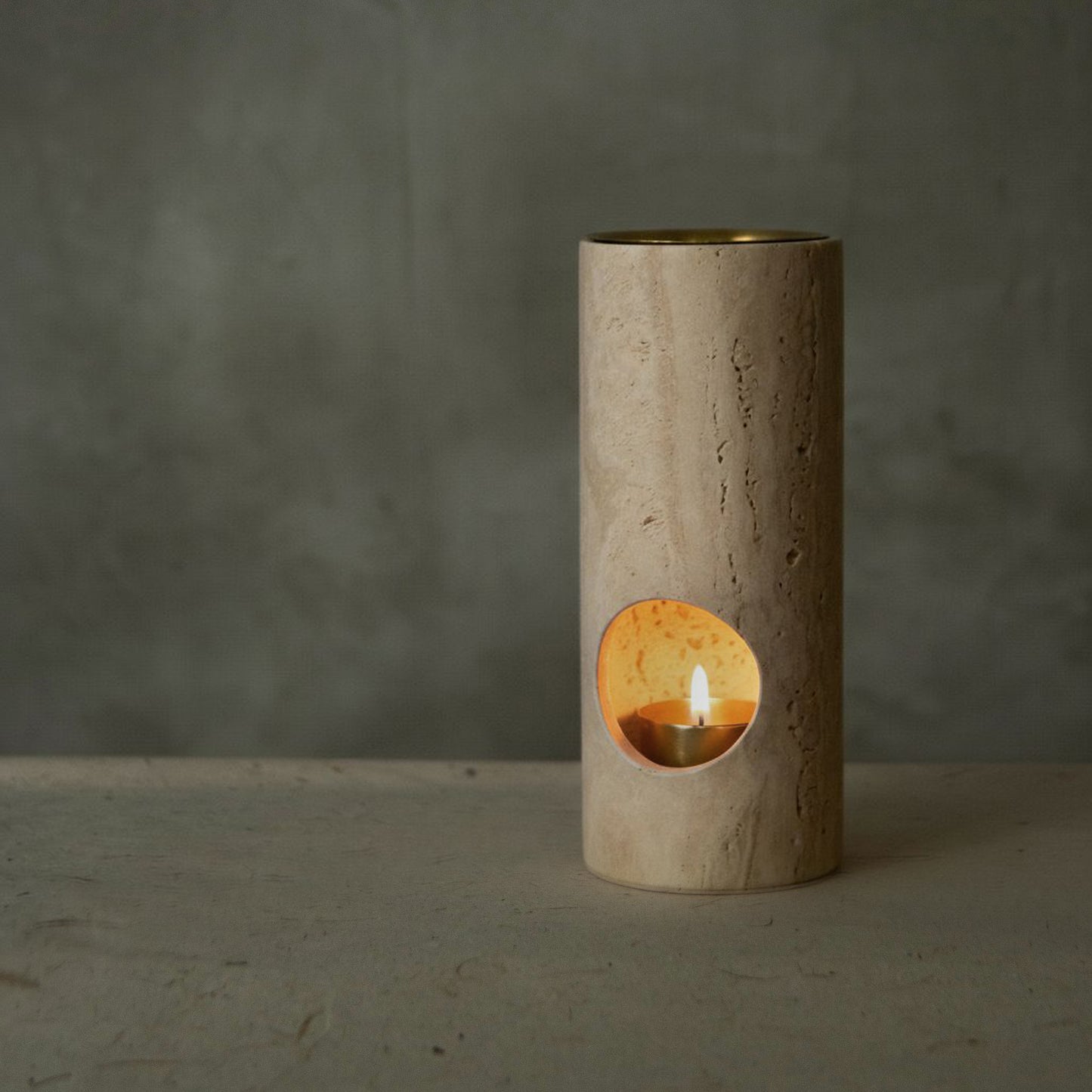 天然洞石香薰爐